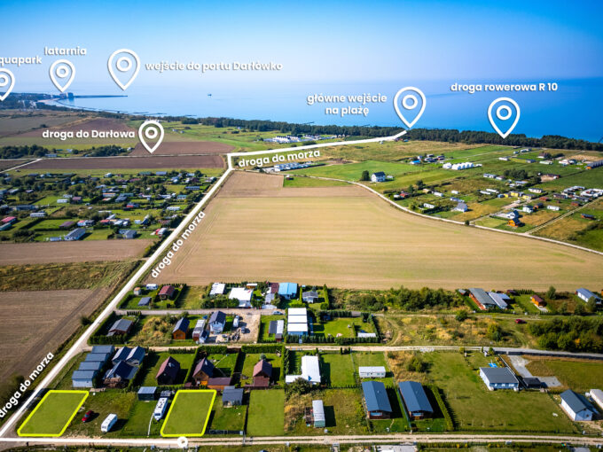 działki nad morzem darłówko kopań