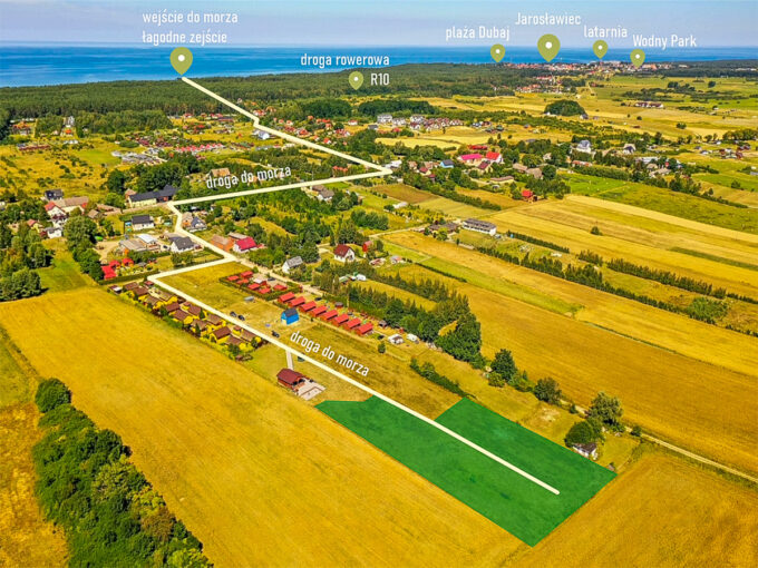 działki nad morzem rusinowo